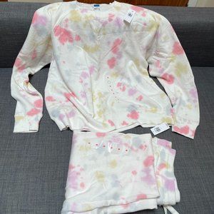 Old Navy NWT Tie Dye Sweatshirt Sweatpants matching set